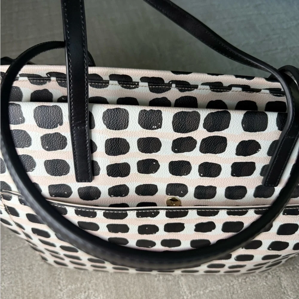 Kate Spade‎ Black and White Polka Dot Tote